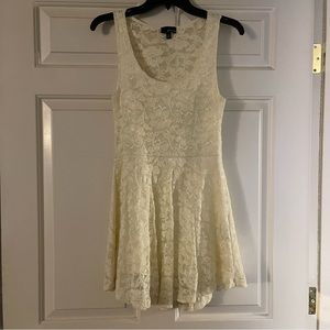 Aritzia Dilemma Cream Lace Dress